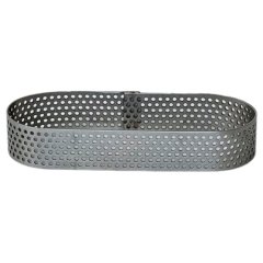 Форма металлическая для выпечки перфорированная PEKU Овал H2 D12х4 ОП/2/4/12