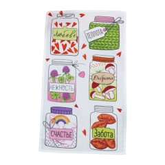 Полотенце кухонное Хлопок "Любовь" 34х60 см 4122667