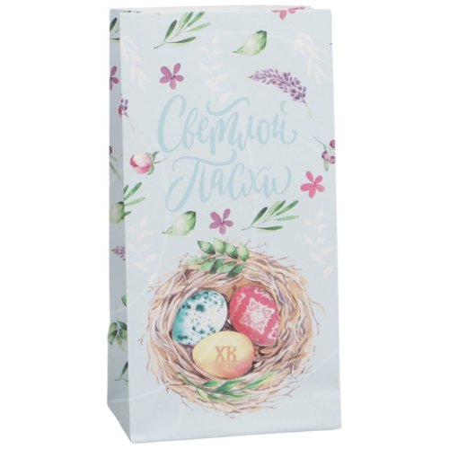Пакет бумажный для сладостей "Пасха" 10×19,5×7 см 7355716
