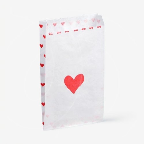 Пакет бумажный для сладостей "Сердца" 20х11х4 см 9948147