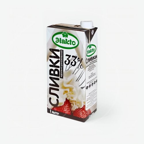 Сливки нормализованные ЭЛАКТО 33% 1 л 