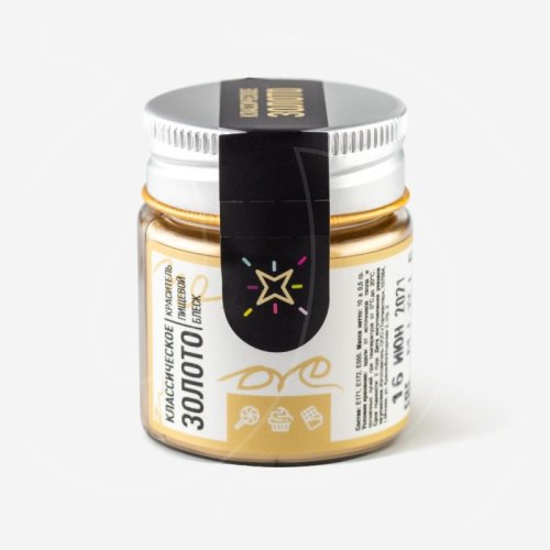 Блеск пищевой MIXIE Классическое золото 10 г 25066