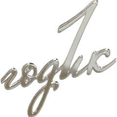 Топпер декоративный акриловый "1 годик" Серебро 36064