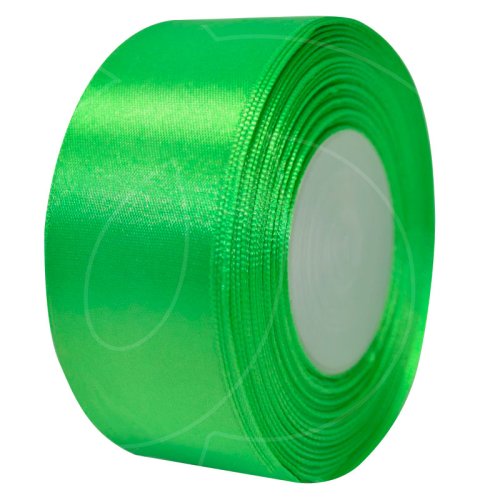 Лента для декора и упаковки Атласная Зелёная №19 2,5 см 3019768
