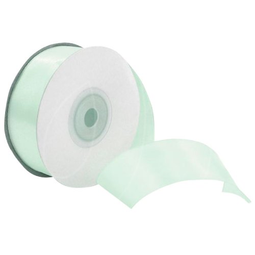 Лента для декора и упаковки Атласная Мятная 1,2 см 157-12; ЛА-18