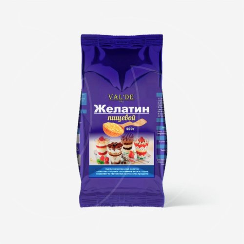 Желатин пищевой гранулированный 180 bloom Val'de 50 г 28661