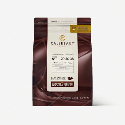 Шоколад горький CALLEBAUT 70,5% 1 кг 70-30-38NV-595,  70-30-38RT-U71 фасовка