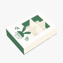 Коробка на 6 конфет с окном "Пасхальный подарок" 14х10х0,5 см КУ-00887	