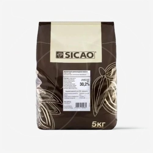 Шоколад молочный SICAO 30,2% 5 кг CHM-T13-25B