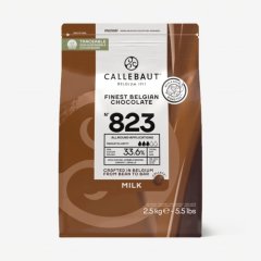 Шоколад молочный CALLEBAUT 33,6% 250 г 823NV-595