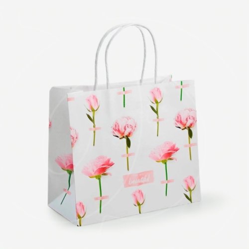 Пакет бумажный "You are beautiful" 25х22х12 см 3823498