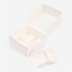 Коробка для 4 моти с пластиковым окном белая 12х12х5,5 см 293097