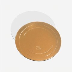 Подложка под торт Золото/Белая 3,2 мм 30 см ForG BASE 3,2 G/P D 300 S