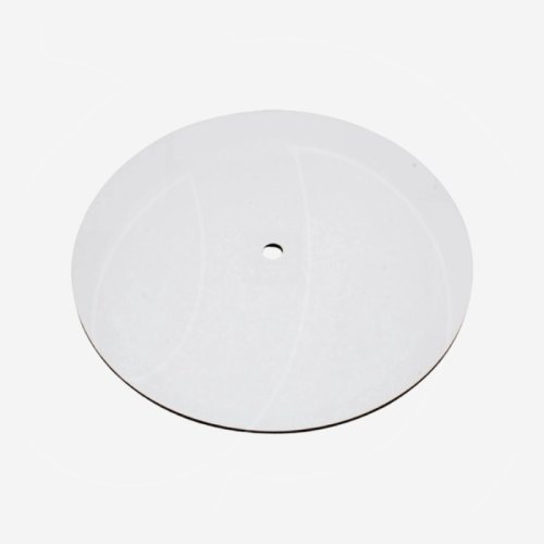 Подложка под торт ЛХДФ с отверстием Белая двухсторонняя 12 см 