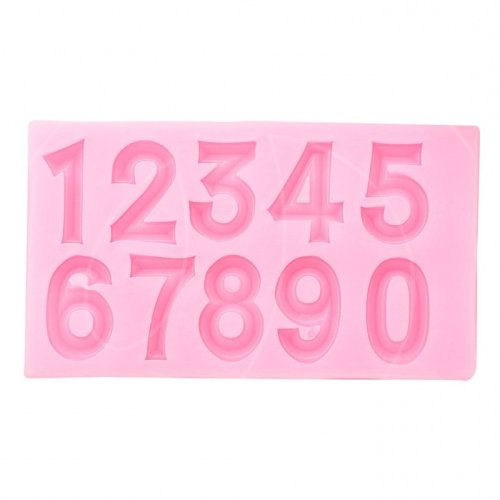 Молд силиконовый "Объёмные цифры" 4288398